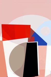 Színes geometriai alakzatok alkotó: cartissi