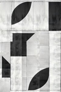Modern geometrikus monokróm