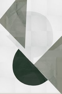 Modern zöld geometria alkotó: cartissi