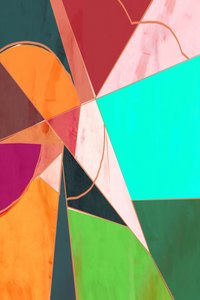 Élénk geometriai alakzatok alkotó: cartissi