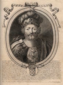 Eudes (Odon) portréja (860 - 898), Párizs és Troyes grófja, majd Franciaország királya – az EUDES Párizs grófja, akit Károly császár letétele után francia trónra választottak – metszet a 