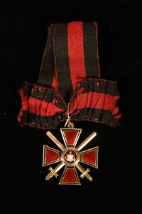 A Szent Vlagyimir Lovagrend IV. osztályának szalagja és jelvénye, 19. század