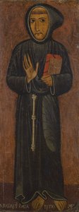 Assisi Szent Ferenc ábrázolása (festmény fára) alkotó: di Magnano da Arezzo Margaritone