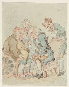 Orvos alkotó: imitator of Thomas Rowlandson