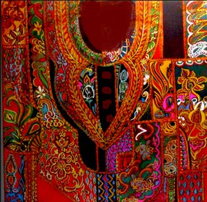 INDIA KURTA, 2017 (vegyes technika) alkotó: linda arthurs