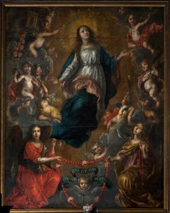 Plébániatemplom (Szent György-plébániatemplom). Belső. Mária mennybemenetele. Nicolas de Liemaeckere. 1640.