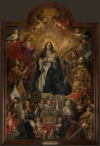 Plébániatemplom (Sint-Walburgakerk). Festmény. Nicolas De Liemaeckere.