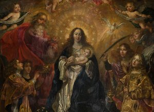 Plébániatemplom (Sint-Walburgakerk). Festmény. Nicolas De Liemaeckere.