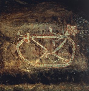 Őslakos mitológia (sziklafestészet)