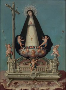 A magány Szűzanya, a Mínimos de la Victoria kolostorból alkotó: osé Campeche