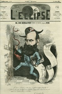 Emile Keratry (1832-1904) francia politikus rajzfilmje. Borító a "" L