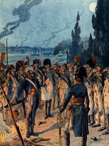 Olasz hadjárat: május 10-én, a lodi csata estéjén alkotó: pseudonym for Onfray de Breville Jacques Job