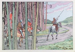 Jacques Marie Gaston Onfray de Breville az állásban (1858-1931); Illusztráció a „Les epees de France”-ból: Jeanne of Arc emberei élén 1429-ben; Coll, rész. alkotó: pseudonym for Onfray de Breville Jacques Job