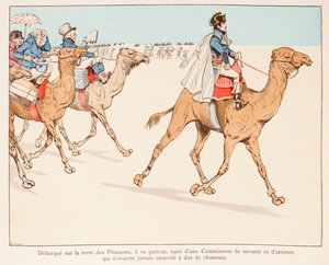 Jacques Marie Gaston Onfroy de Breville az állásban (1858-1931) – Bonaparte Napóleon egyiptomi expedíción az Armee-vel és a tudósokkal 1798-ban, magángyűjtemény