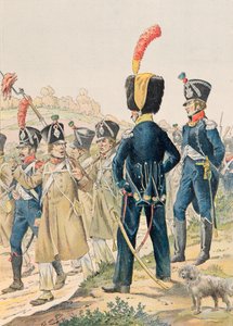 Jacques Marie Gaston Onfroy de Breville dit JOB (1858-1931) – A francia csapatok mindenkori felszerelése: Voltigeurs és könnyű gyalogsági vadászok tisztjei az Első Birodalom alatt, Magángyűjtemény alkotó: pseudonym for Onfray de Breville Jacques Job
