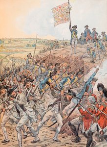Jacques Marie Gaston Onfroy de Breville dit JOB (1858-1931) – A franciák a yorktowni csatában 1781 októberében a függetlenségi háború alatt, magángyűjtemény alkotó: pseudonym for Onfray de Breville Jacques Job
