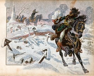Joachim Murat (1767-1815) az eilaui csatában február 8-án alkotó: pseudonym for Onfray de Breville Jacques Job