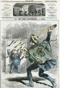 Le jeux des knives, Adolphe Thiers (1797-1877), francia történész és államférfi. Borító a „” L