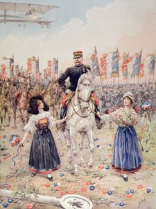 Ferdinand Foch marsall (1851-1929), a felszabadító (színes litó) alkotó: pseudonym for Onfray de Breville Jacques Job