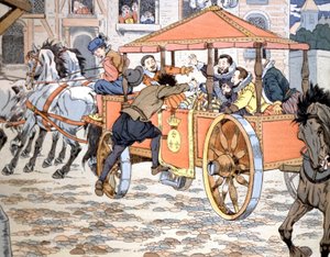 IV. Henrik meggyilkolása, 1900 körül (illusztráció) alkotó: pseudonym for Onfray de Breville Jacques Job