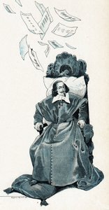 Jules Mazarin bíboros portréja (Giulio Raimondo Mazzarino vagy Mazarino alkotó: pseudonym for Onfray de Breville Jacques Job