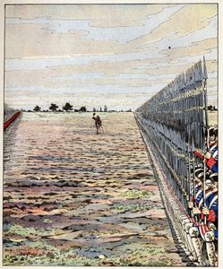 Lődd le Auteroche grófjának első, uraim angol szavait, amelyeket az osztrák örökösödési háború (1740-1748) során, 1745. 11. 05-én lezajlott fontenoyi csatában ejtett ki. Illusztráció Jobról (Jacques Marie Gaston Onfray és Breville) (Jacques-Marie) (185 alkotó: pseudonym for Onfray de Breville Jacques Job