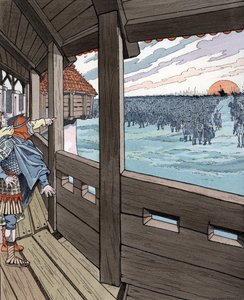 Pavia ostroma (773-774): Ogger felkiált: „A vasember! Itt van Nagy Károly" alkotó: pseudonym for Onfray de Breville Jacques Job