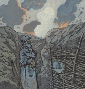 Az 1914-1918-as nagy háború (színes litó) alkotó: pseudonym for Onfray de Breville Jacques Job