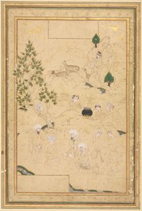 Piknik a hegyekben; Egyoldalas illusztráció alkotó: style of Muhammadi