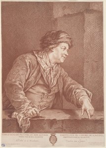 Carle Van Loo alkotó: the Elder Gilles Demarteau after Carle Van Loo