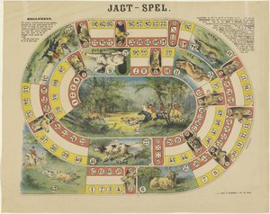 Jagt-Spel (cím az objektumon) alkotó: weduwe Elias Spanier and Zn