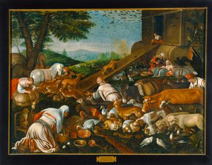 Az állatok belépnek az Arc ... alkotó: workshop Bassano