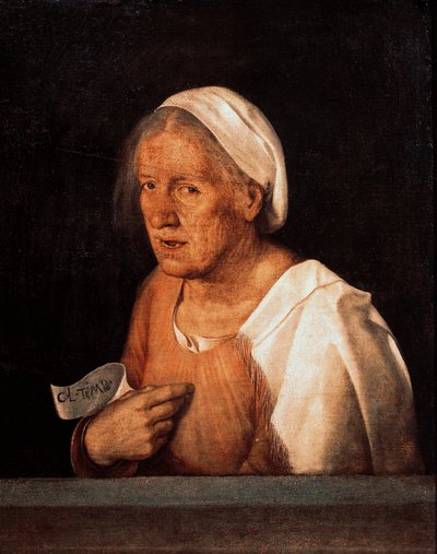 La Vecchia (Az öregasszony) 1505 után (olaj, vászon) alkotó: Giorgione
