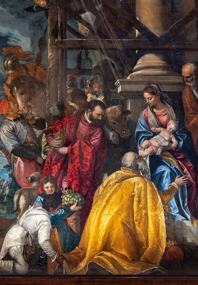 A mágusok imádása alkotó: (1528-88) Veronese