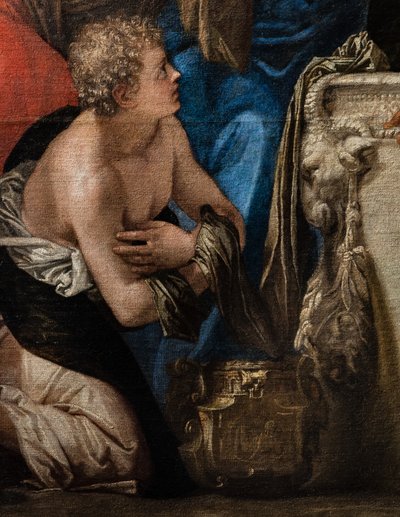 Davids Salbung (Detail) von (1528-88) Veronese