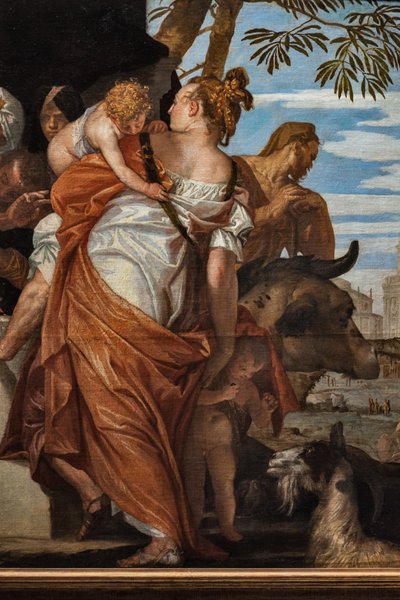 Davids Salbung (Detail) von (1528-88) Veronese