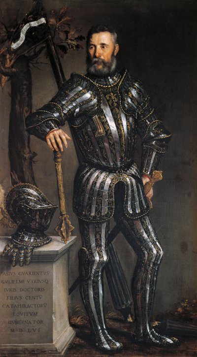 Pase Guarienti portréja, Paolo Caliari (1528-1588), olaj, vászon alkotó: (1528-88) Veronese