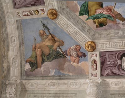 Paolo Caliari Veronese néven ismert, freskó, Villa Barbaro, Maser, Olaszország alkotó: Veronese