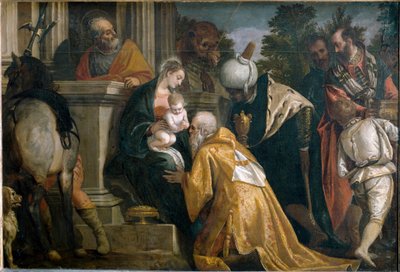 A mágusok imádása (Festmény alkotó: Veronese