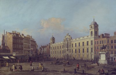 London, kilátás a Northumberland House-ra, keletre néz alkotó: Canaletto