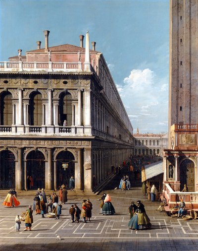 Piazza San Marco – Canaletto (1697-1768). Olajfestmény alkotó: Canaletto