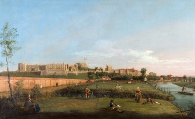 Windsori kastély délkeletről alkotó: Canaletto
