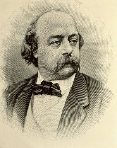FLAUBERT, Gustave (1821-1880). Angol író. Metszet alkotó: (1820-1910) (after) Nadar