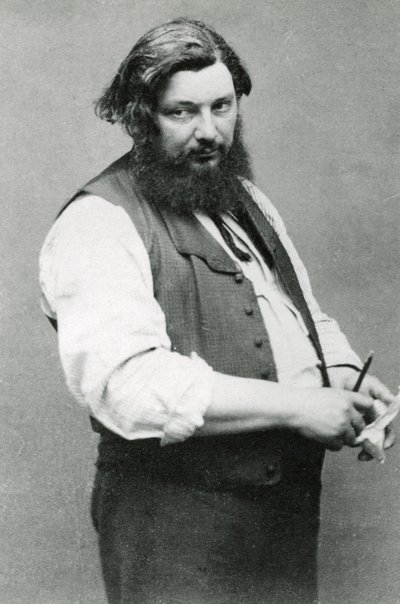 Gustave Courbet (fekete-fehér fotó) alkotó: (1820-1910) Nadar