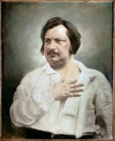 Honore Balzac (1799-1850) francia író portréja alkotó: Nadar