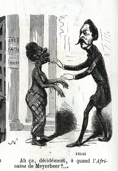 Mikor afrikai Giacomo Meyerbeer? alkotó: Nadar