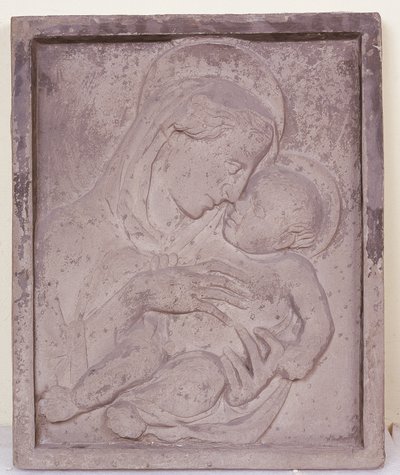 Madonna és gyermeke (kb. 1386-1466). alkotó: (Workshop of) Donatello