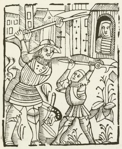 Guy of Warwick (metszet) alkotó: (after) English School