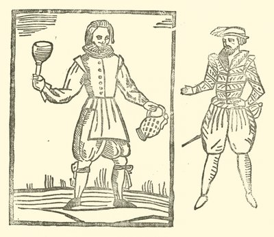 Illusztráció a Roxburghe-balladákhoz (fametszet) alkotó: (after) English School