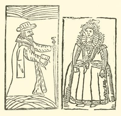 Illusztráció a Roxburghe-balladákhoz (fametszet) alkotó: (after) English School